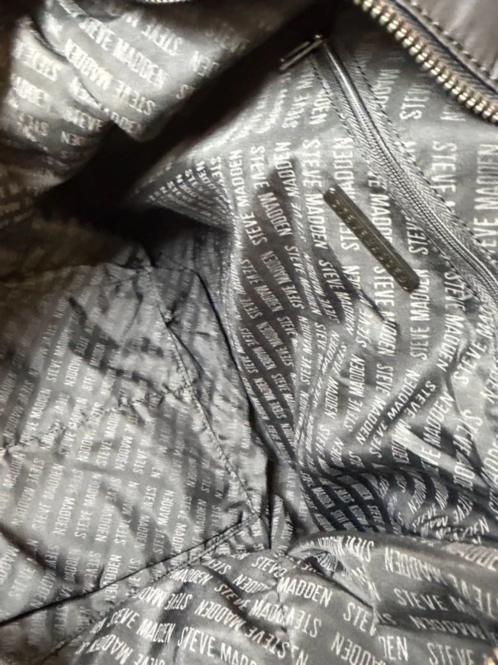 Steve Madden‎ Black Nylon Duffel with Branded Straps